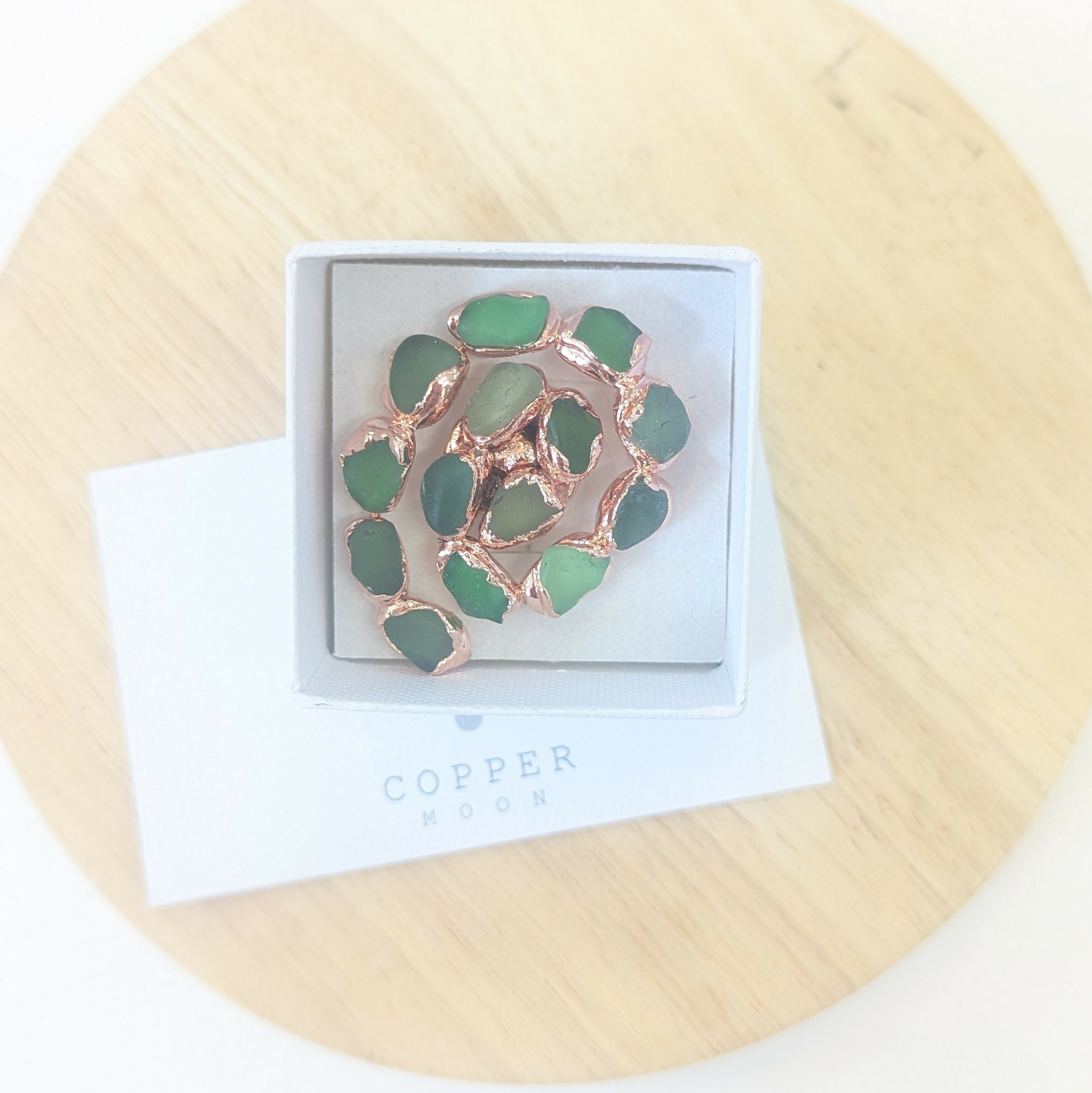 Seaglass Magnetic Brooch