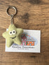 Felted Smiley Star Keyring