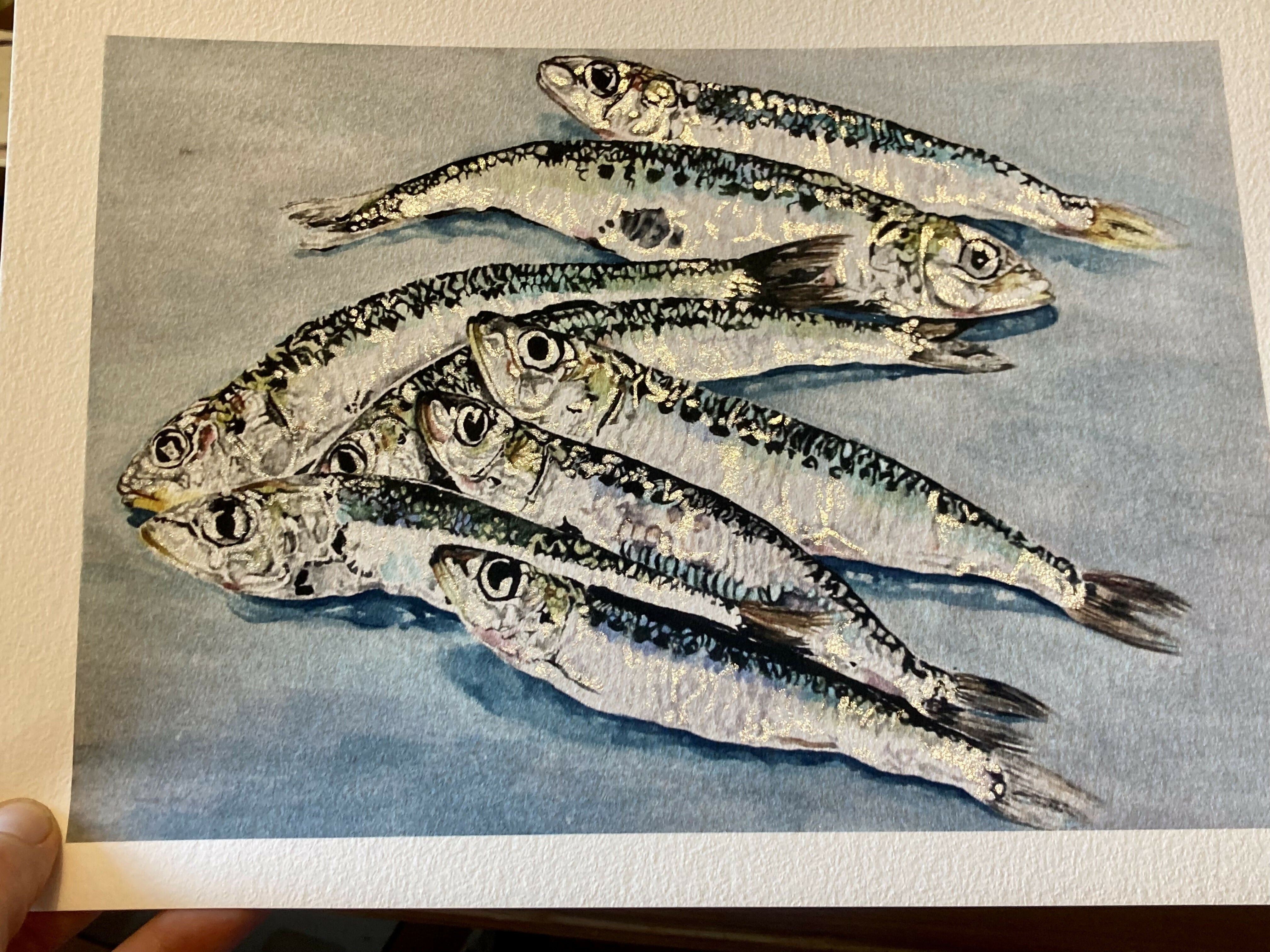 Sardines - Hand Finished Print