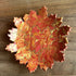 Orange Maple Leaves Polymer Clay Trinket Dish
