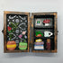 Bookcase Diorama Clay Trinket Filled Wooden Box