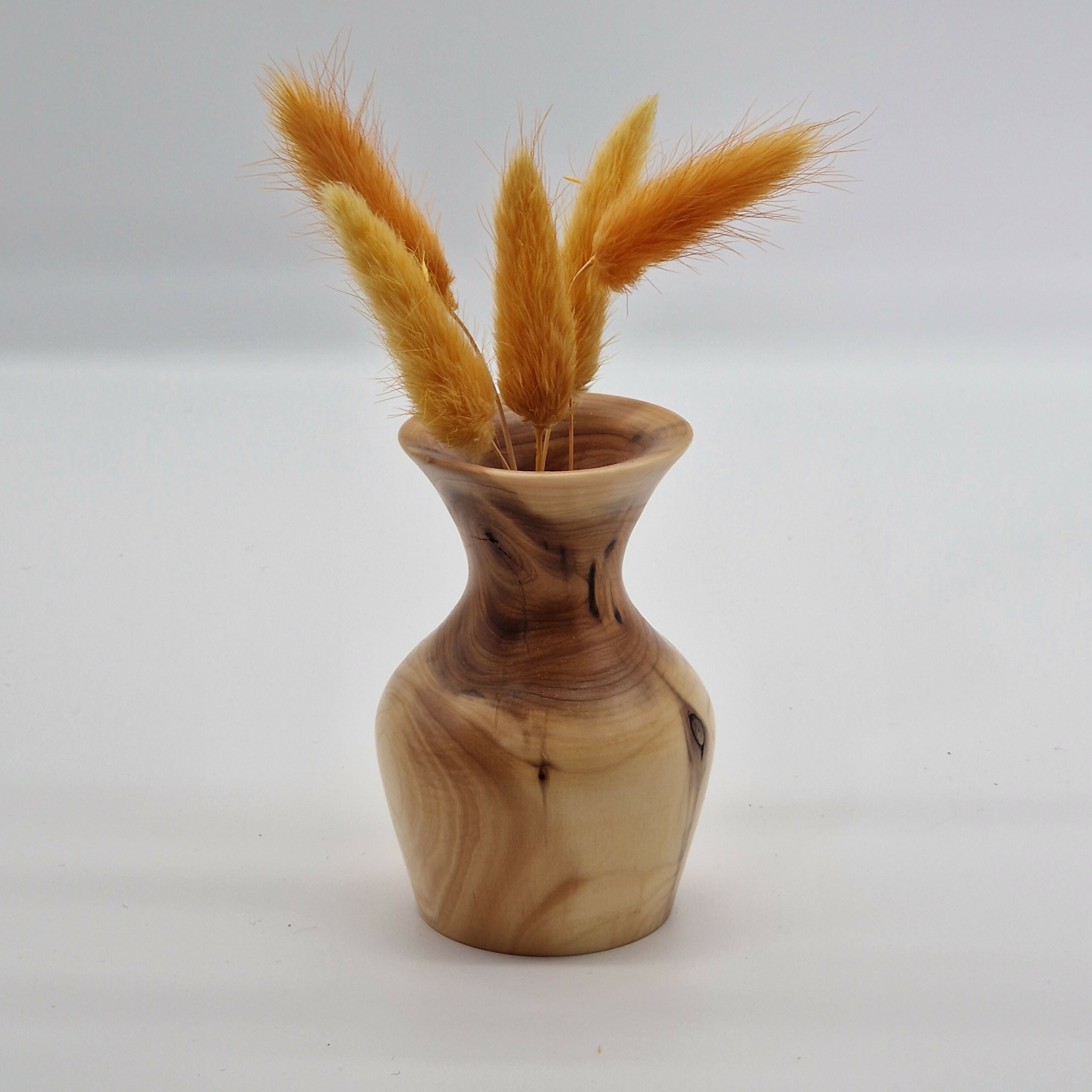 Hand Turned Bud Vase made from Yew Wood