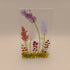 Fused Glass Pink Flower Tealight