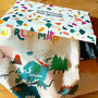 Colourful Animal World Map Wall hanging