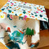 Colourful Animal World Map Wall hanging