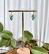 Aqua Collection - Teardrop Polymer Clay Earrings