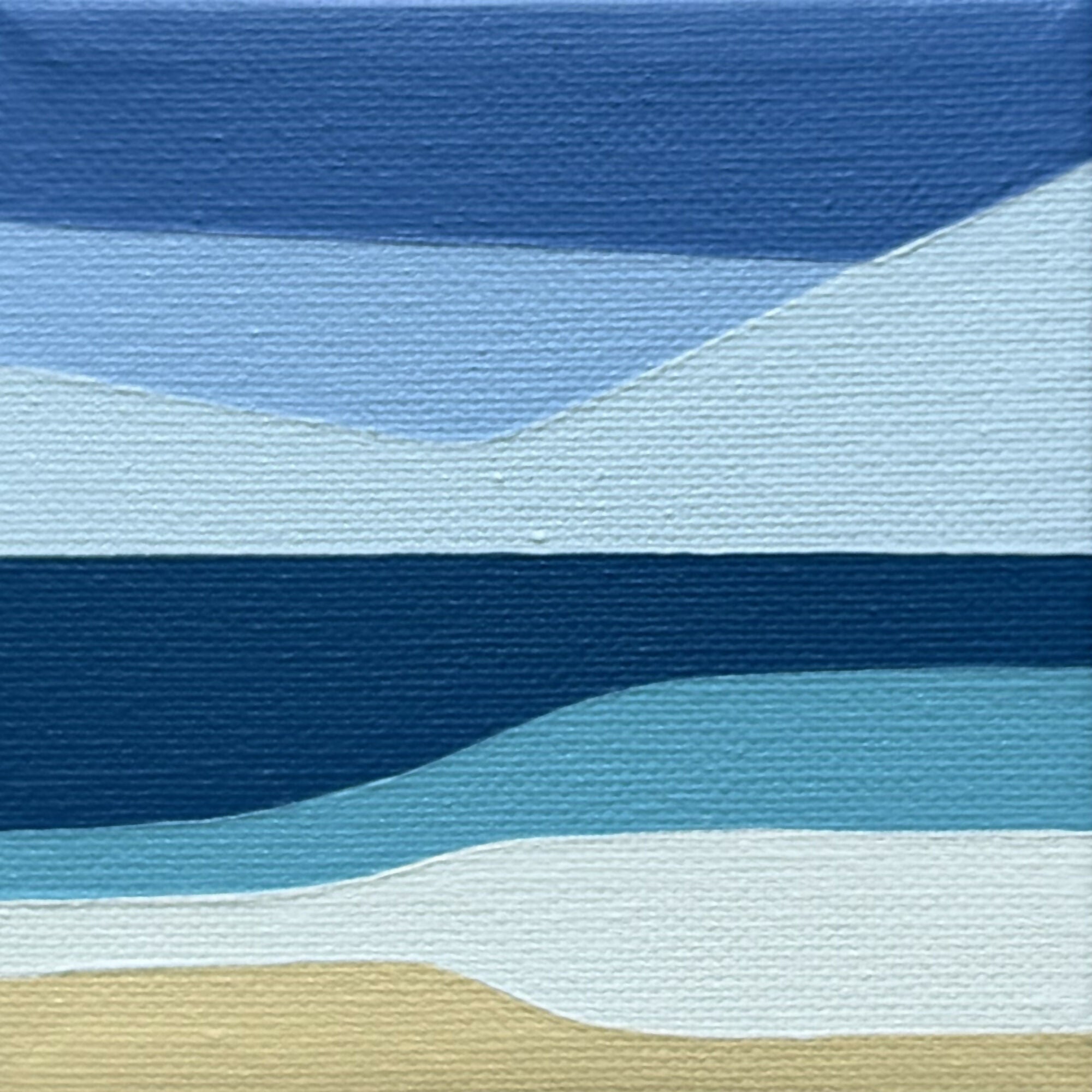 Horizons 10 x 10 cm Original Painting