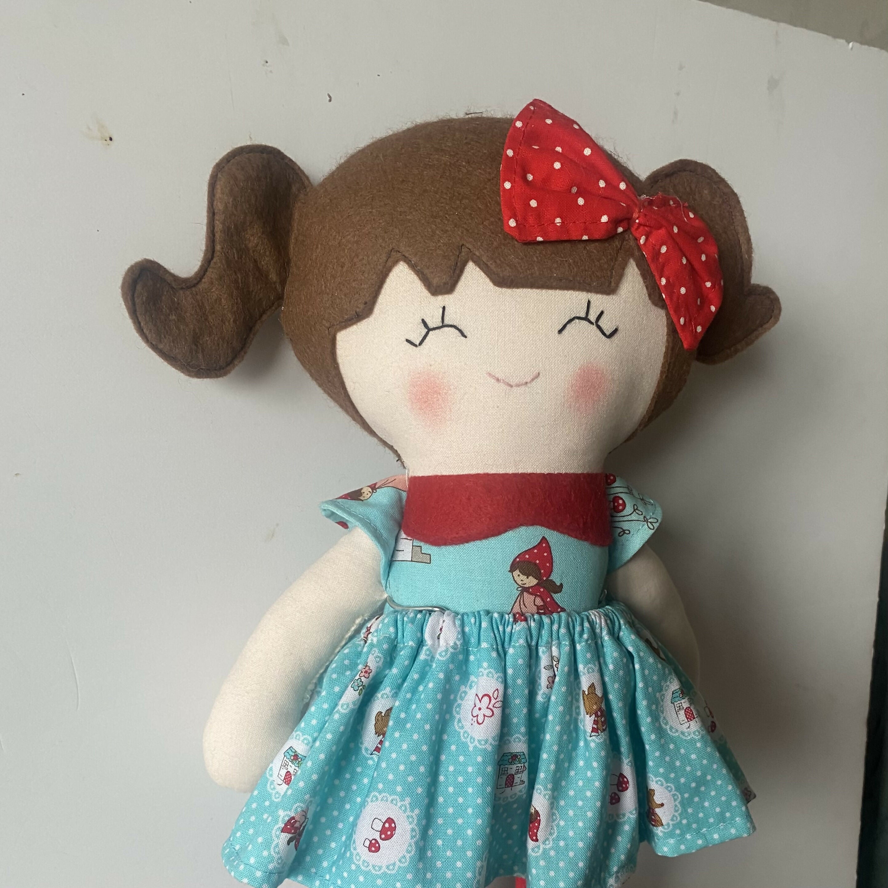Doll With Blue Outfit