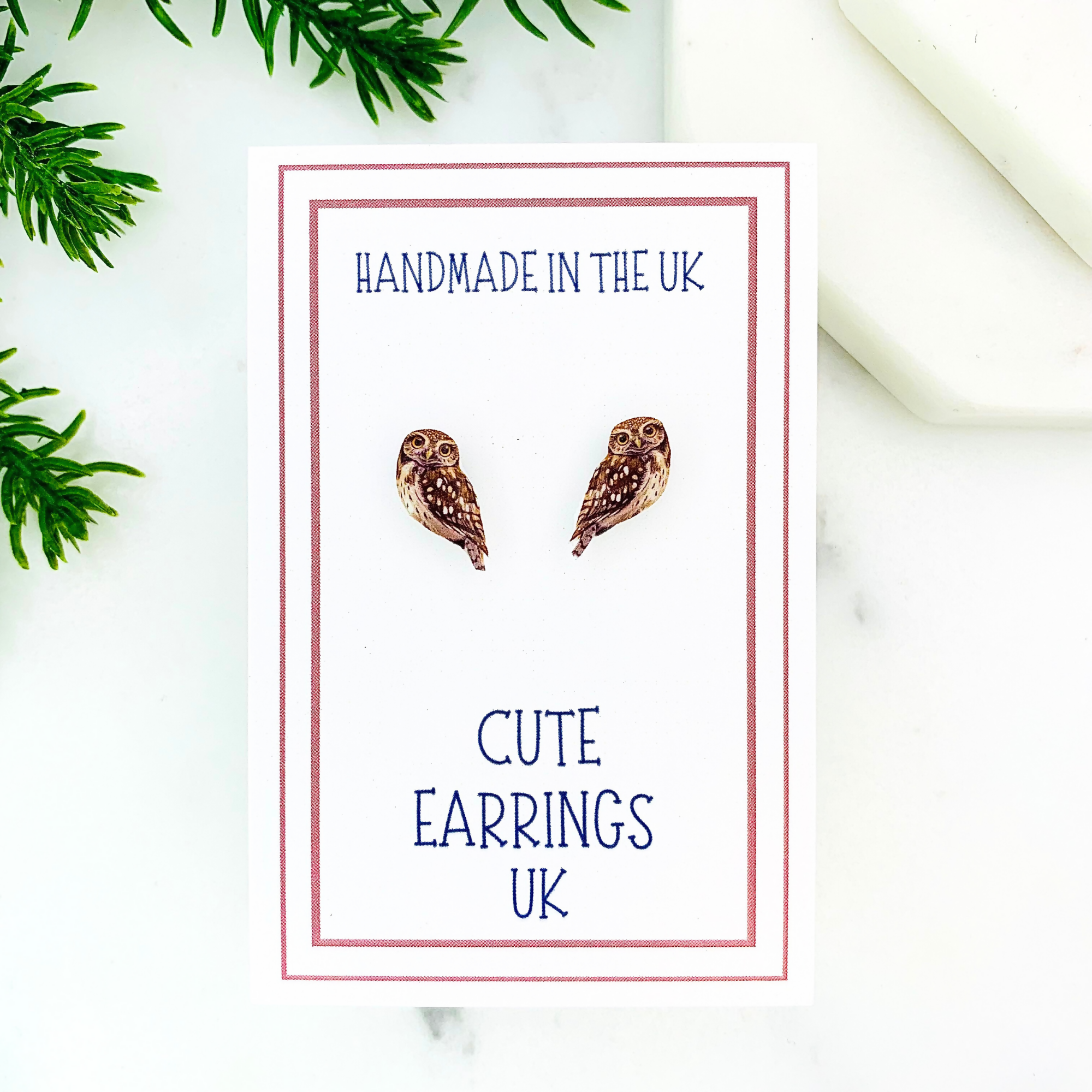 Little Owl Stud Earrings