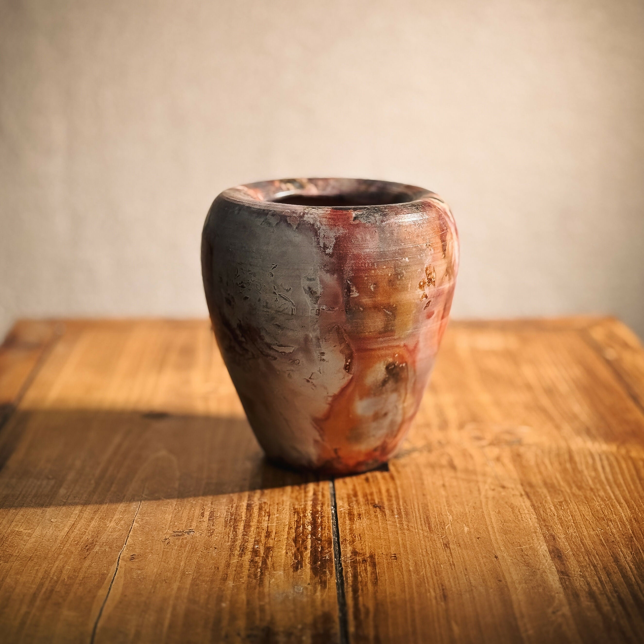 Handmade Large Cone Pit fired Vessel