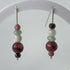 HEALING CRYSTAL & STERLING SILVER HEART CHAKRA EARRINGS