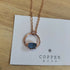 Seaglass Blue Moon Necklace