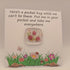 Fused Glass Pocket Hug Card