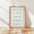 We're All Weird In This House Print