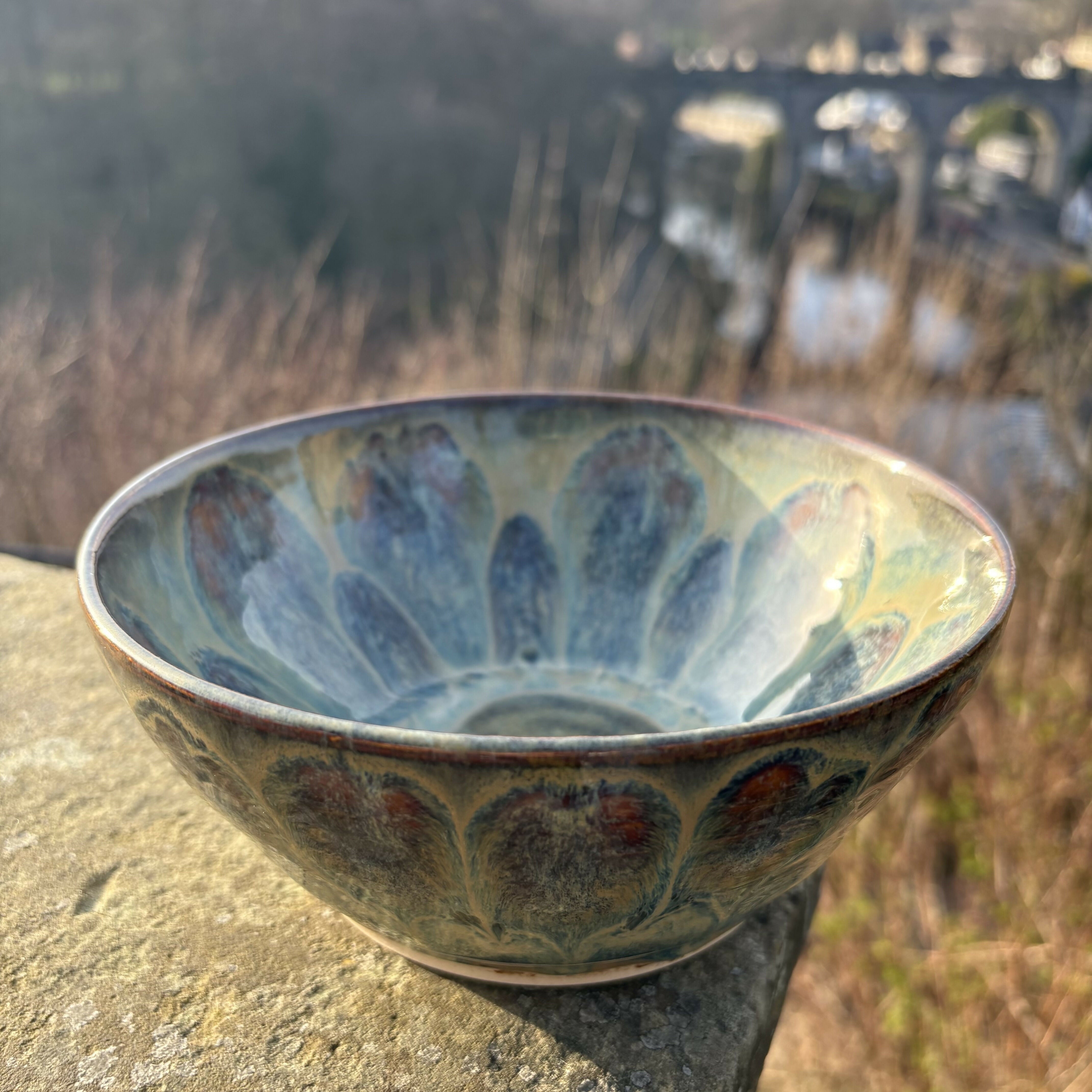 Large Patterned Bowl