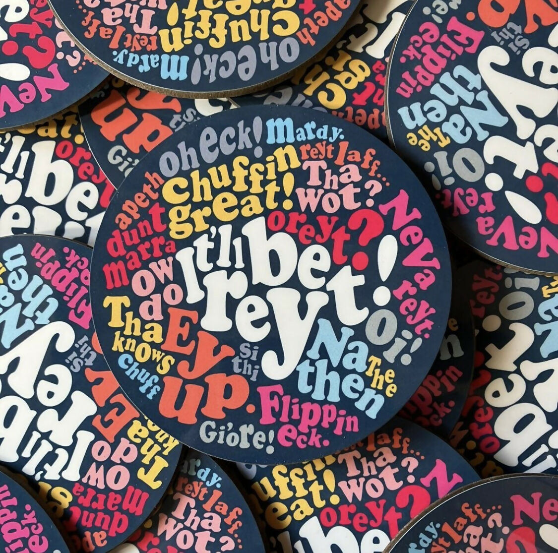 Yorkshire Sayings Coaster