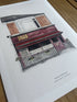 Hull Attractions of the Avenues Watercolour Print A4 / Druid Coffee