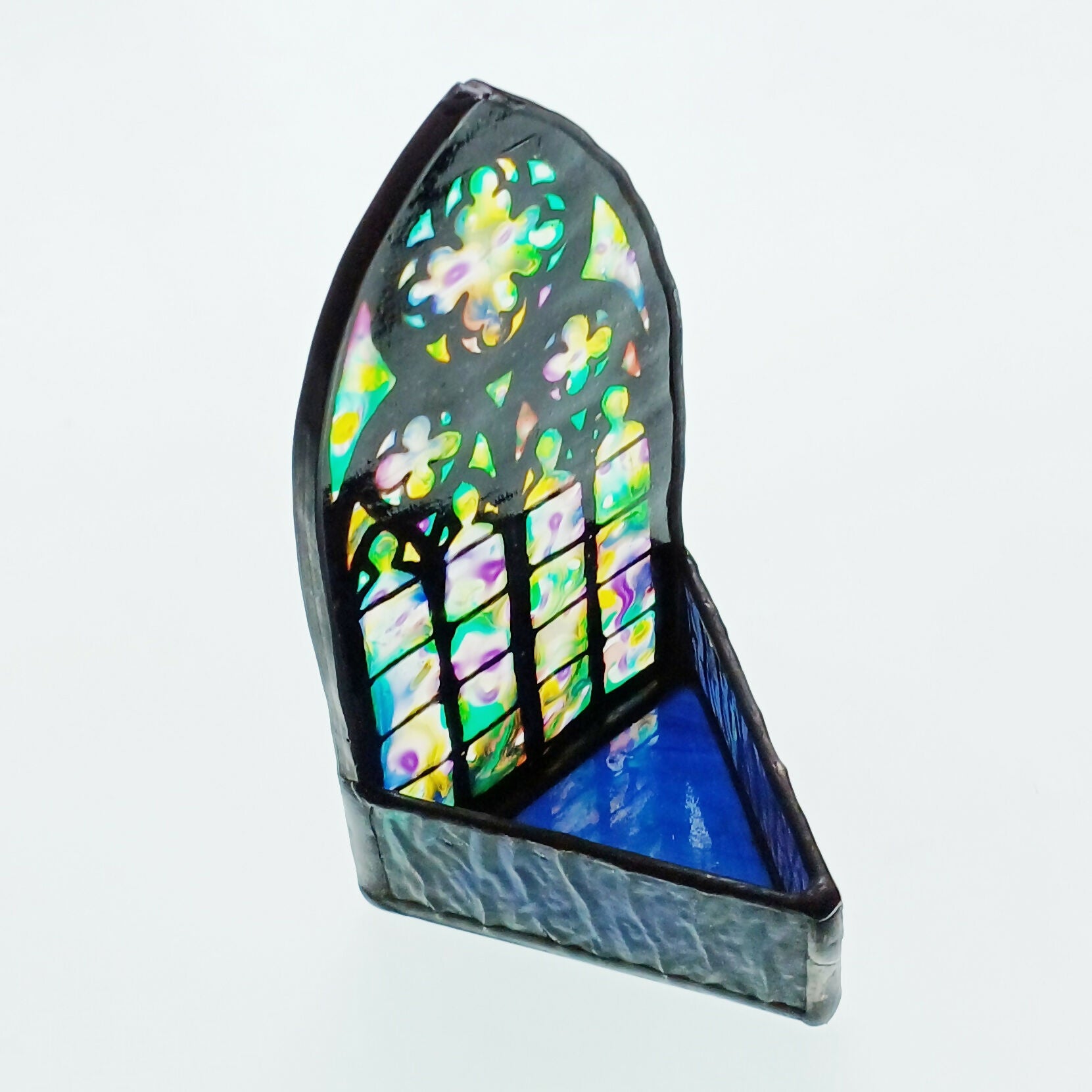 Stained Glass Cathedral Window Tealight