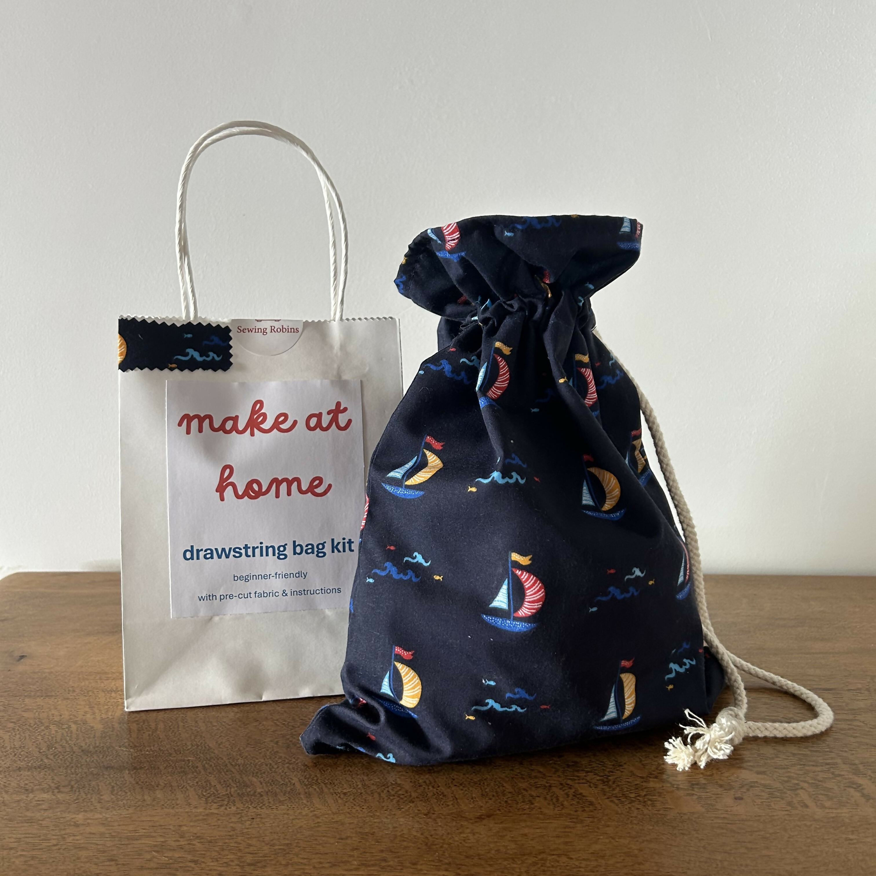Make At Home Drawstring Bag