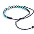 Macrame Gemstone Bracelet - Turquoise Beads