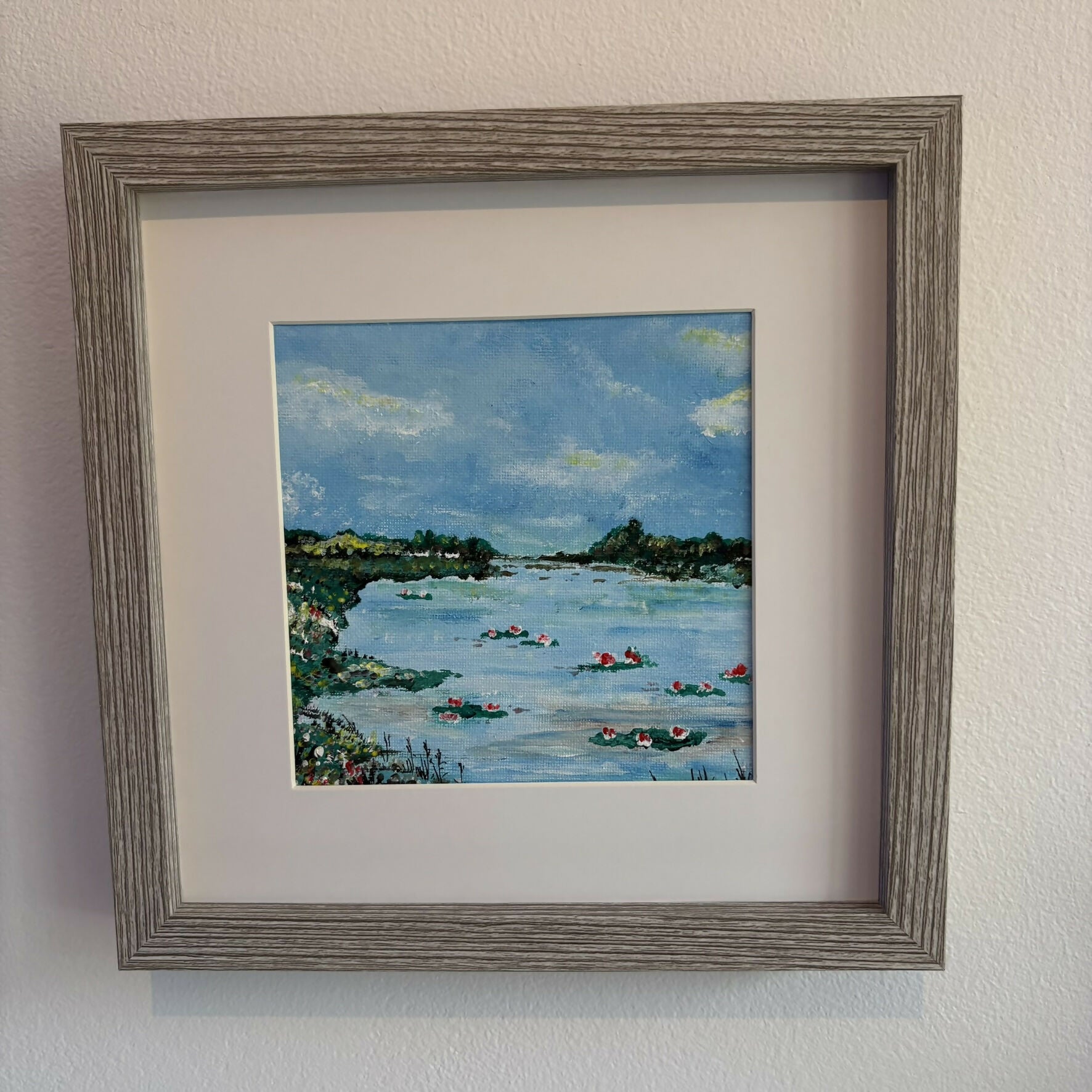 Lily Pond - Original Acrylic Painting