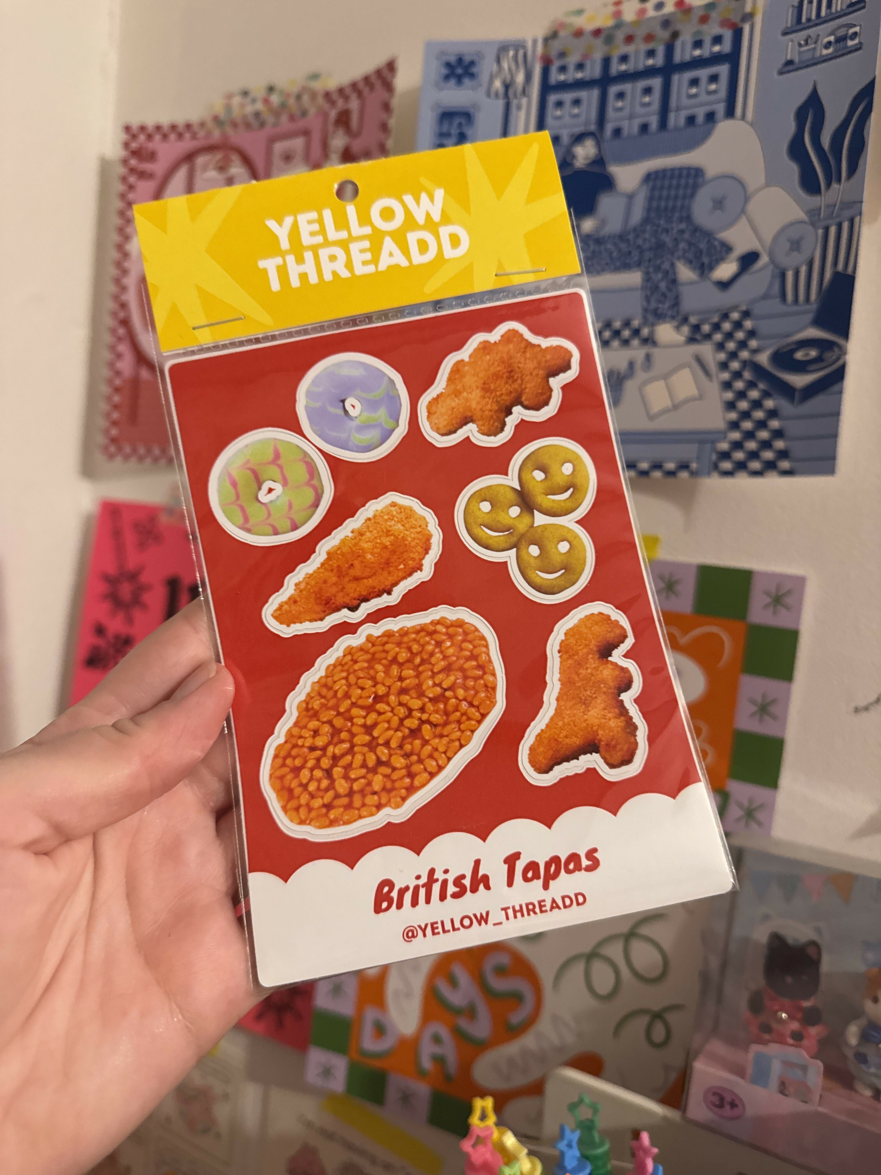 British Tapas Sticker Sheet