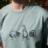 3 Rats Screen Printed Organic Cotton T-Shirt