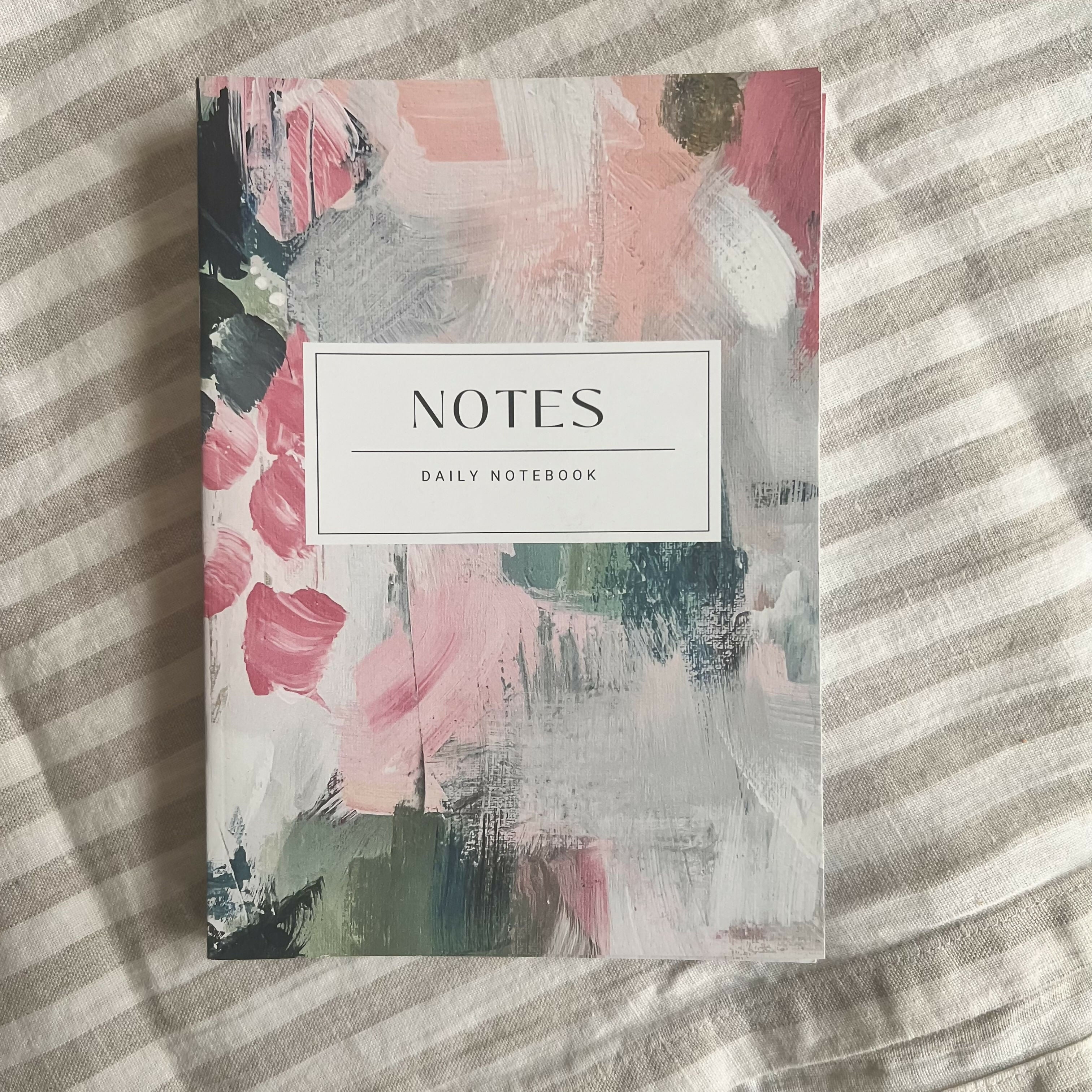 Abstract Art A5 Lined Notebook - Trust The Bloom