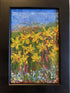 Copy of Daffodils & Forget Me Nots - Black Framed Oil Painting On Wood