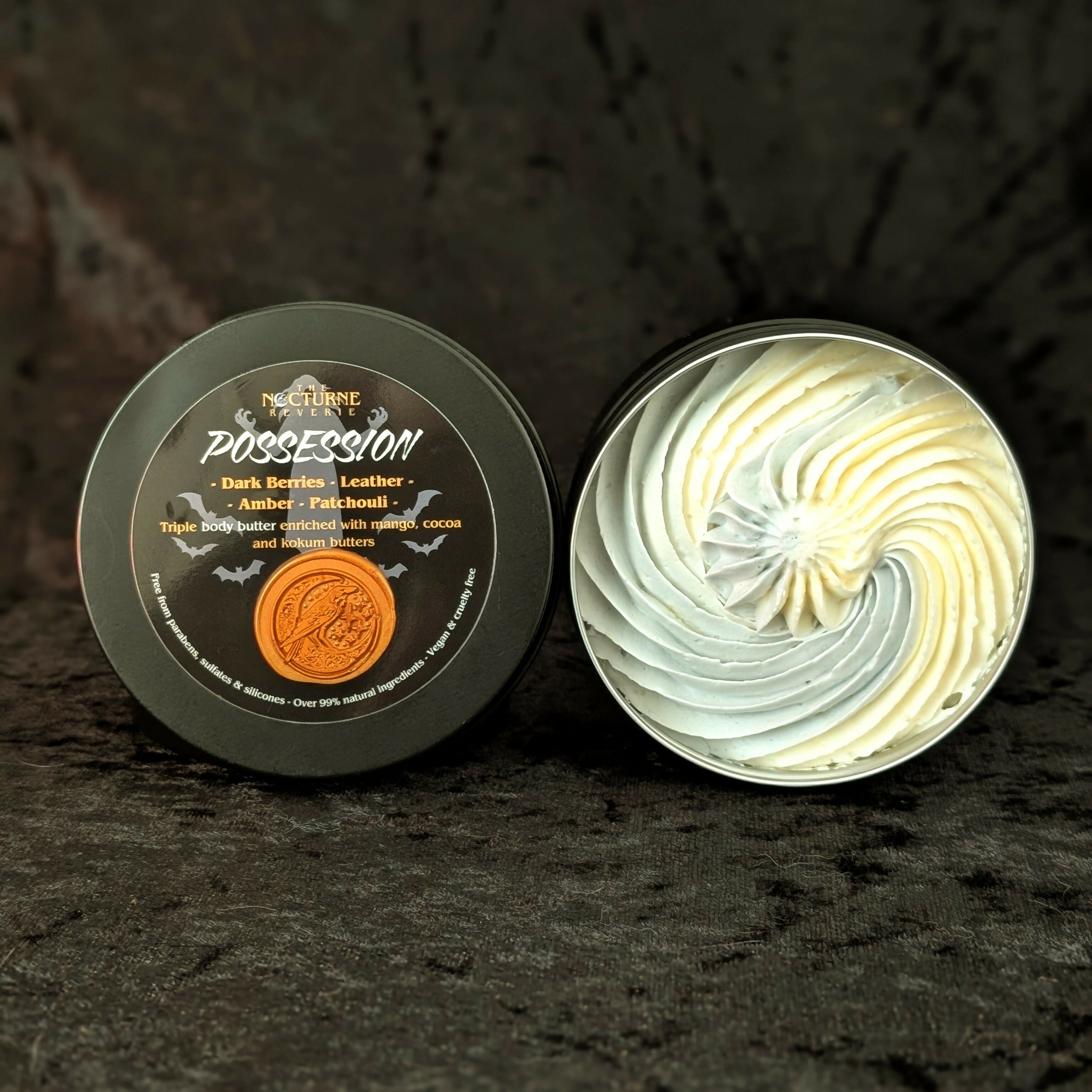 Dark Berries, Leather, Amber & Patchouli - Triple Body Butter