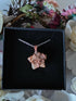 Mookaite Wire Wrapped Crystal Star Necklace on Sterling Silver Chain