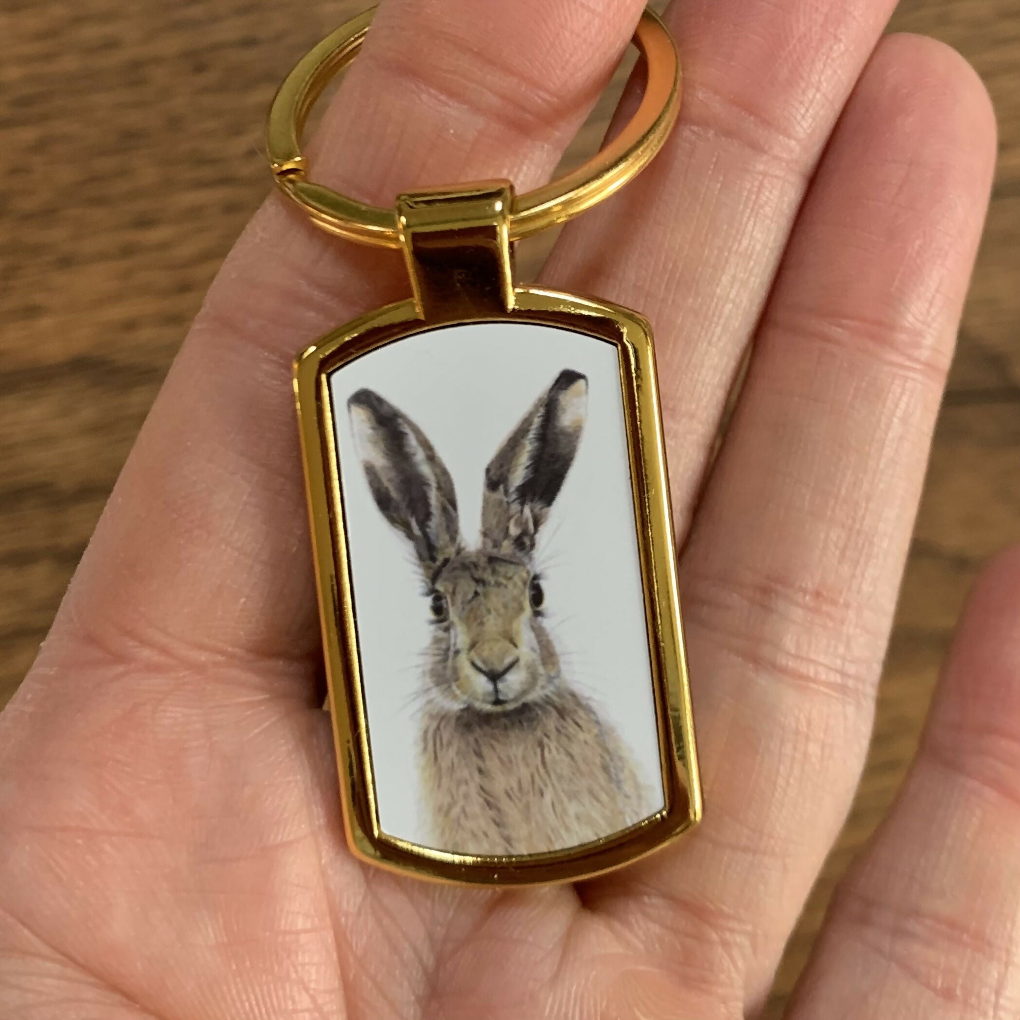Hare Keyring