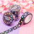 Washi Tape - Rainbow Stars Dark