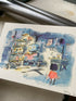The Girl and the Robot Riso print