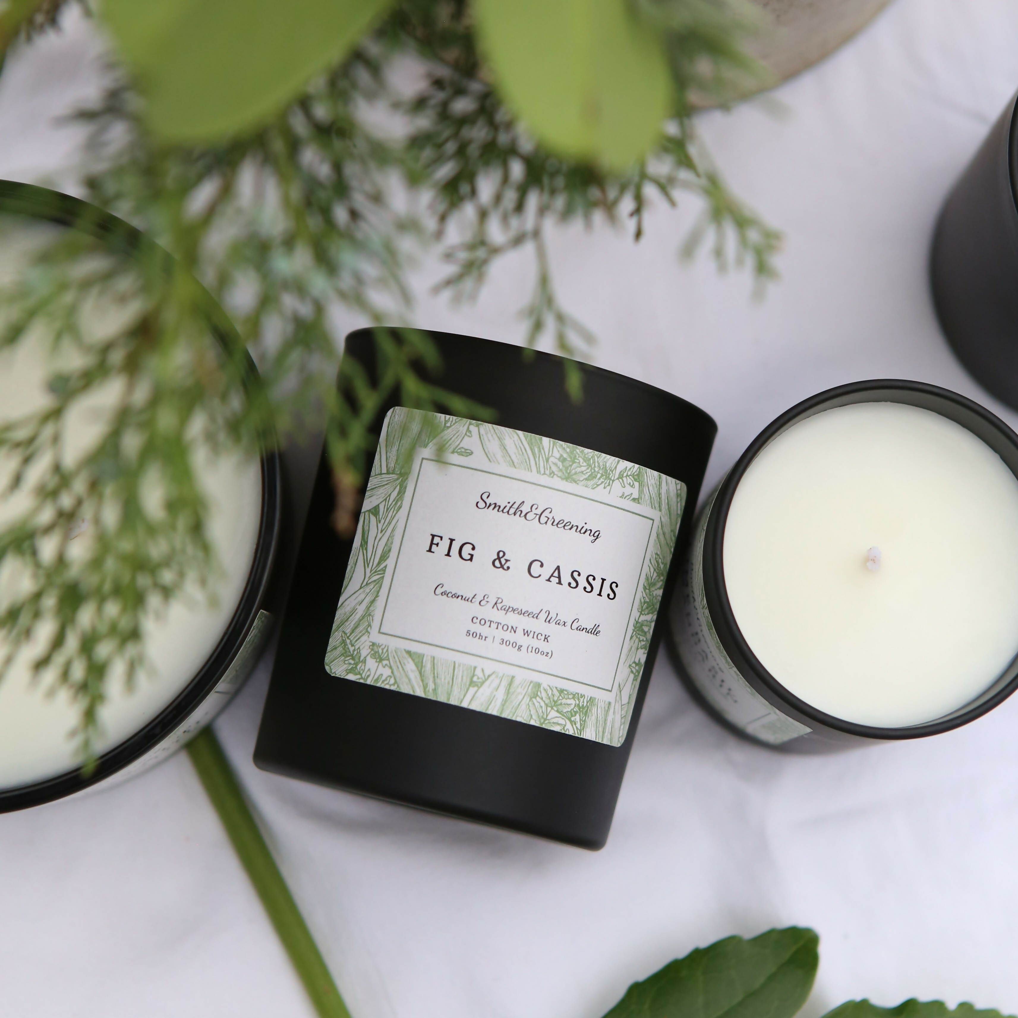 Hand Poured Fig & Cassis Coconut Wax Candle