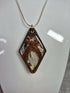 Unique Hand Crafted Diamond Shaped Pendant