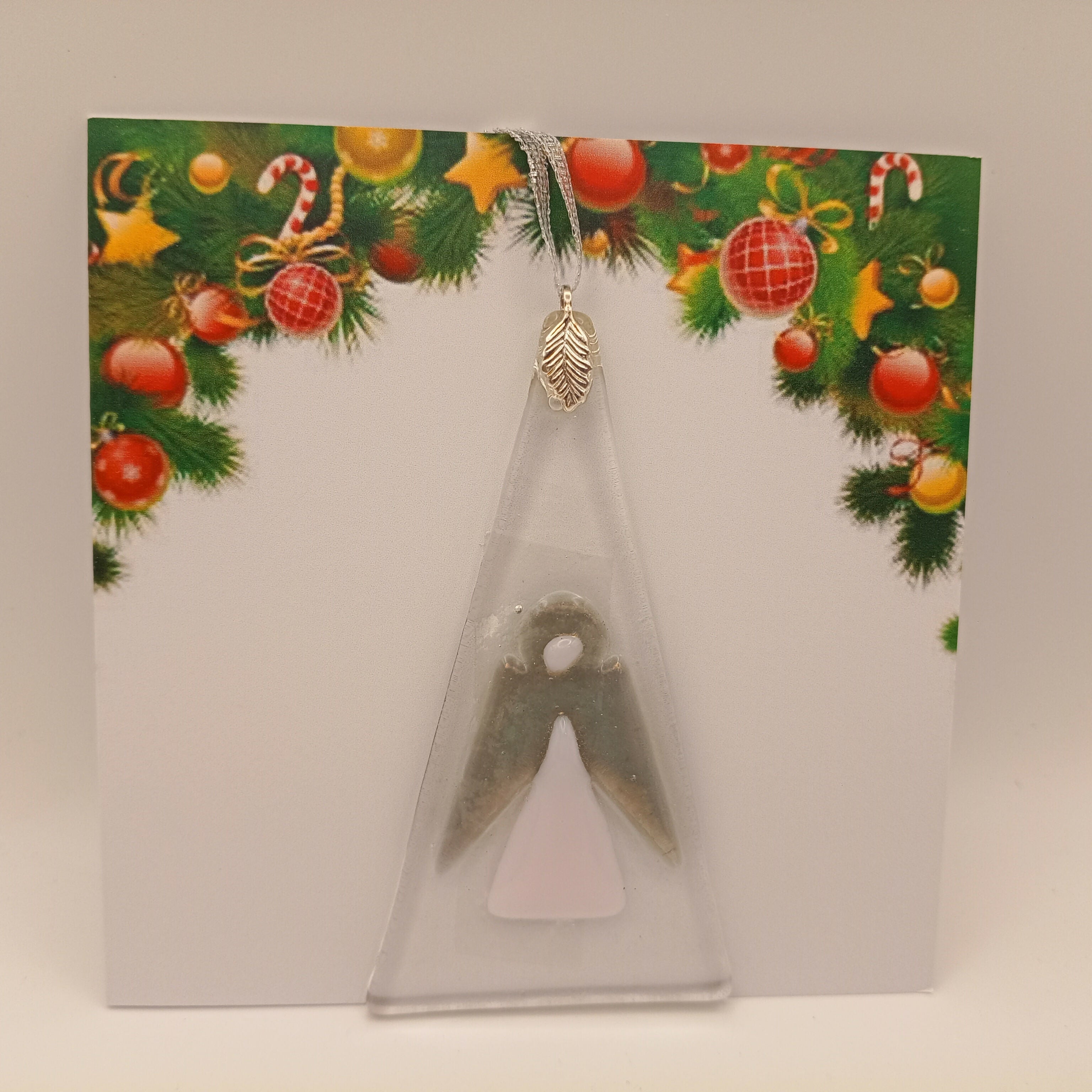 Fused Glass Christmas Card