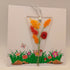 Fused Glass Flower Card