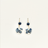 Blue China No. 2 - Handmade Polymer Clay Earrings