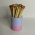 Jesmonite Match Holder Pot With Colourful Matches