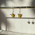 Micro Crochet Bumble Bee Drop and Dangle Earrings
