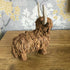 Highland cow sculpture