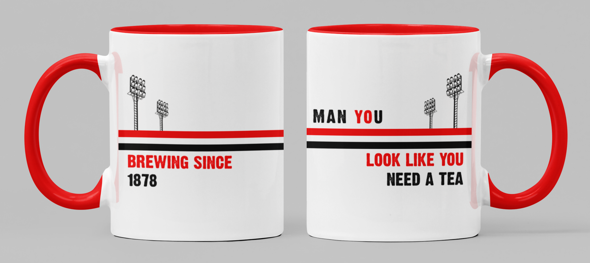 Manchester Utd Mug MAN YOU Design
