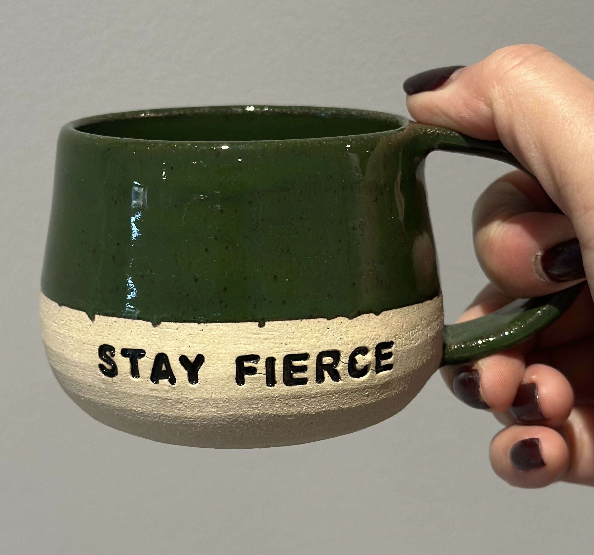 STAY FIERCE SMALL MUG