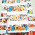 60th Birthday Comic Book Upcycled Card