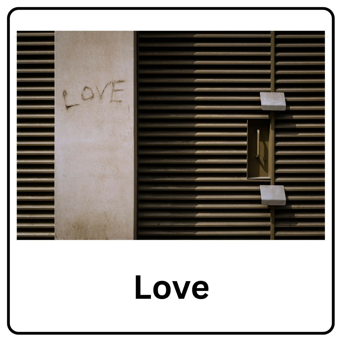 Love - Print in 40cm x 30cm Mount