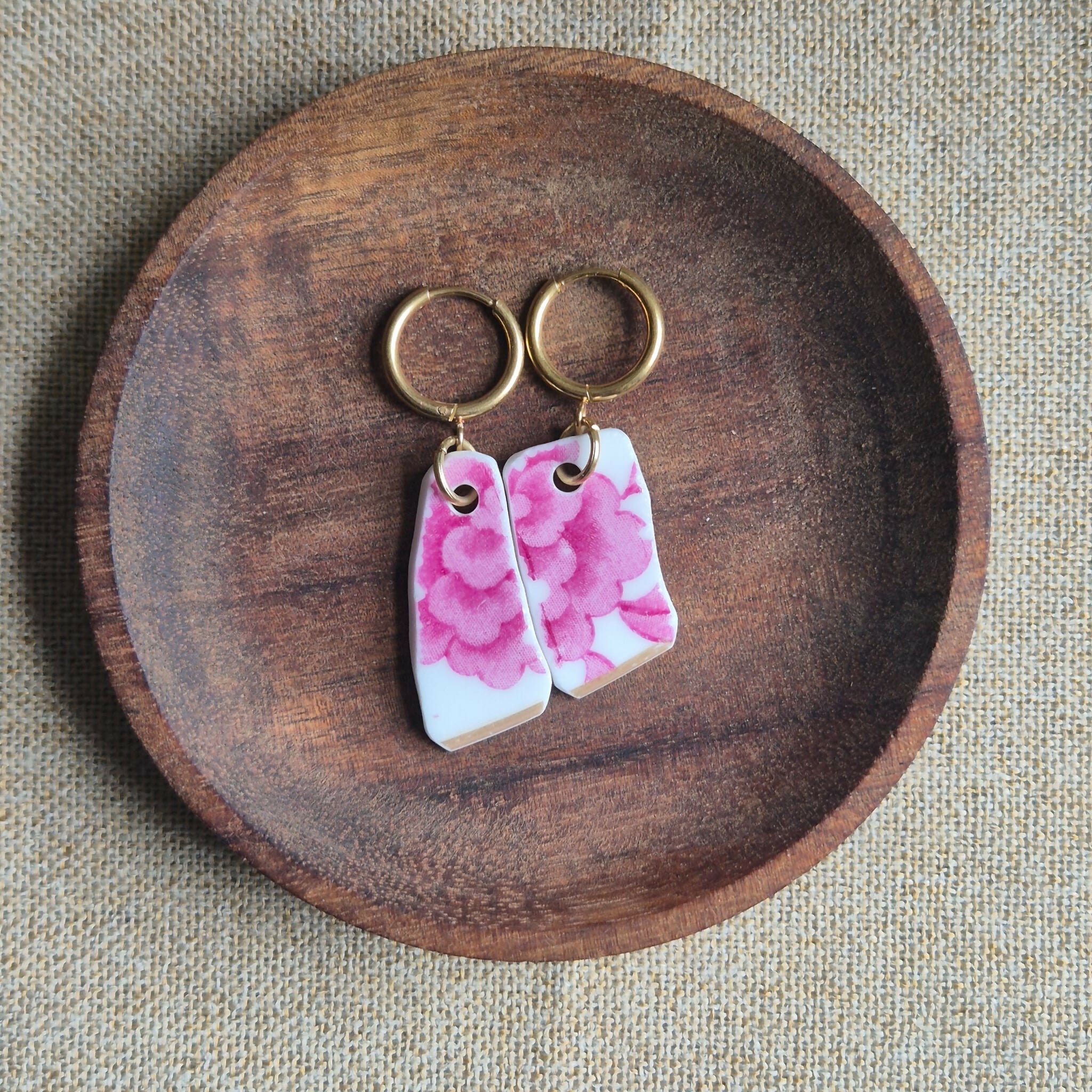 Recycled Ceramic Earring