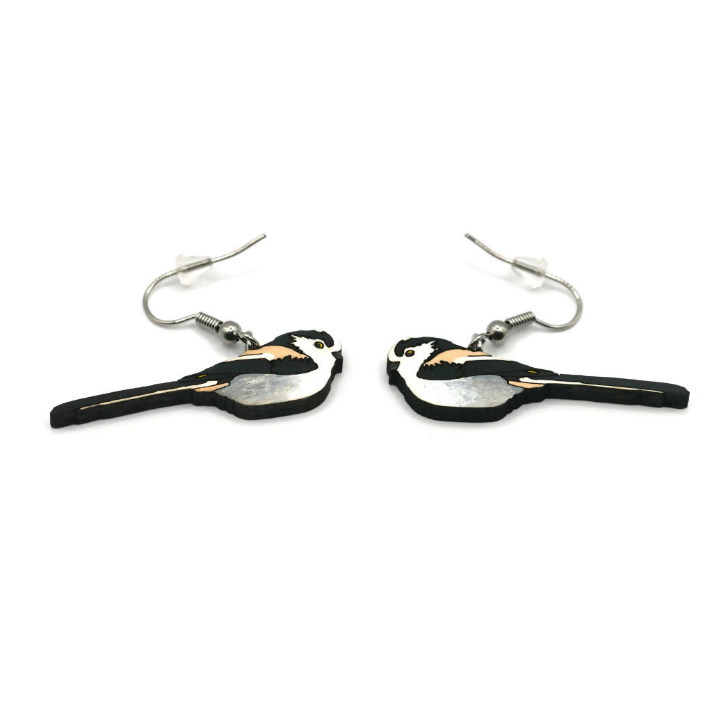 Long Tail Tit Dangle Earrings