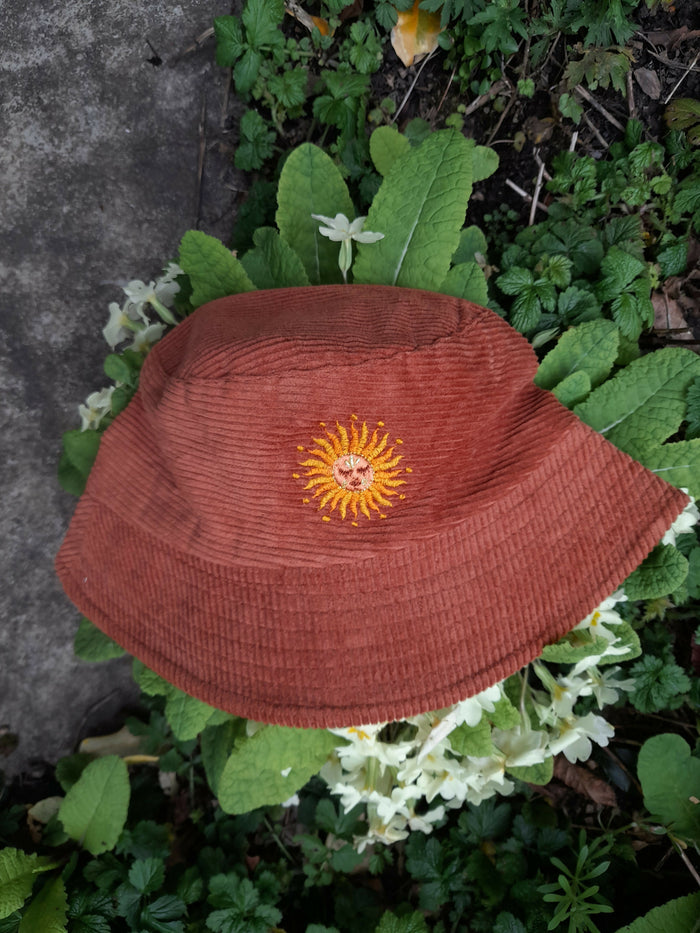 sun cord rust bucket hat