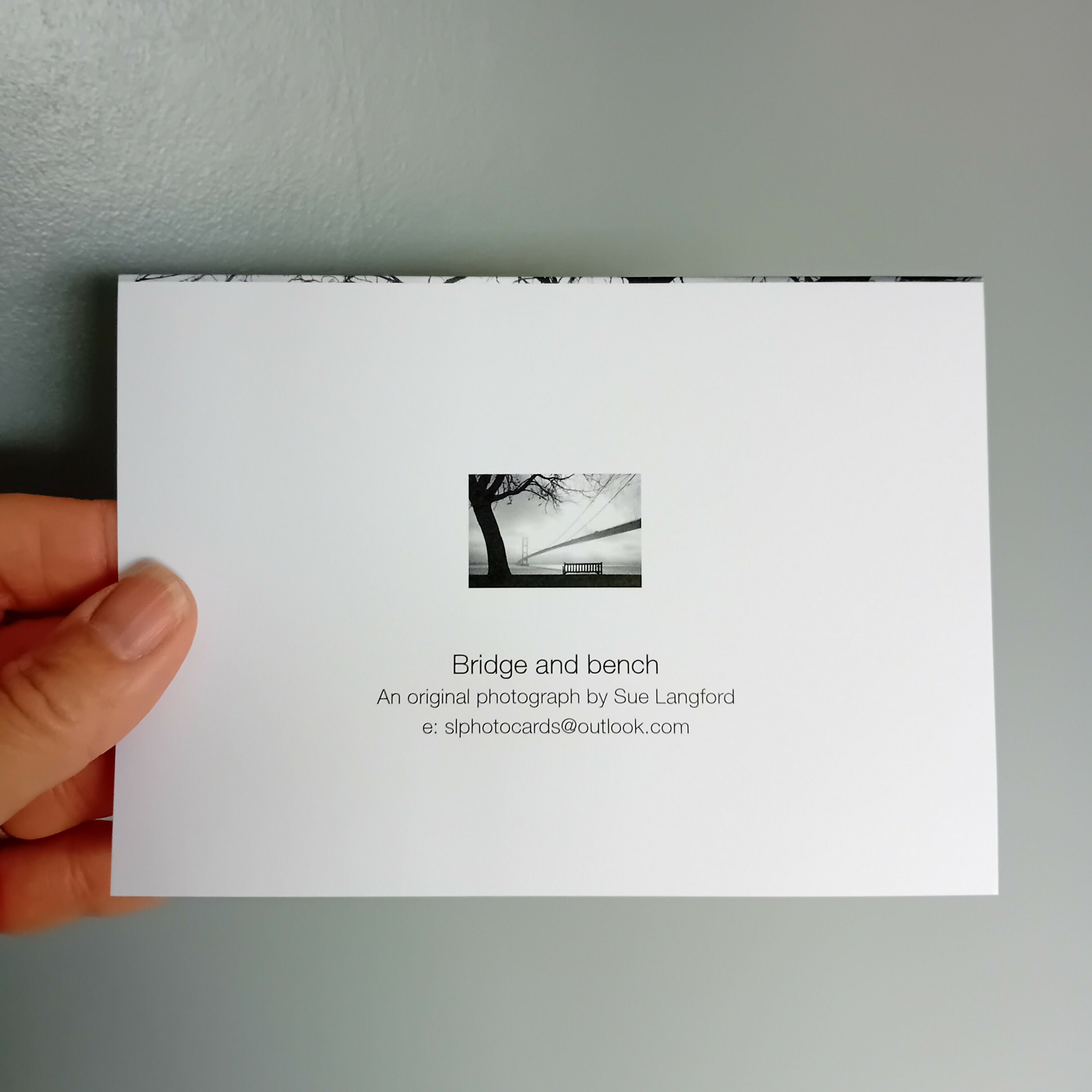 Bridge and Bench - Card